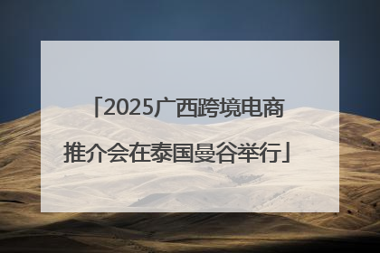 2025广西跨境电商推介会在泰国曼谷举行