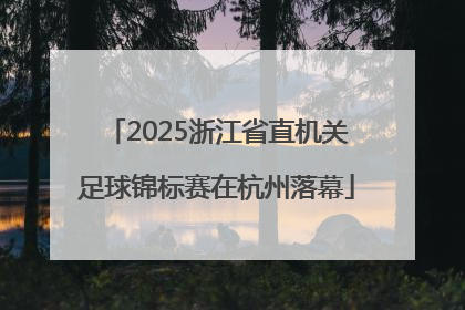 2025浙江省直机关足球锦标赛在杭州落幕