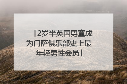 2岁半英国男童成为门萨俱乐部史上最年轻男性会员