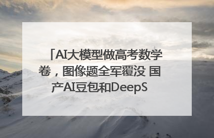 AI大模型做高考数学卷，图像题全军覆没 国产AI豆包和DeepSeek均得分144